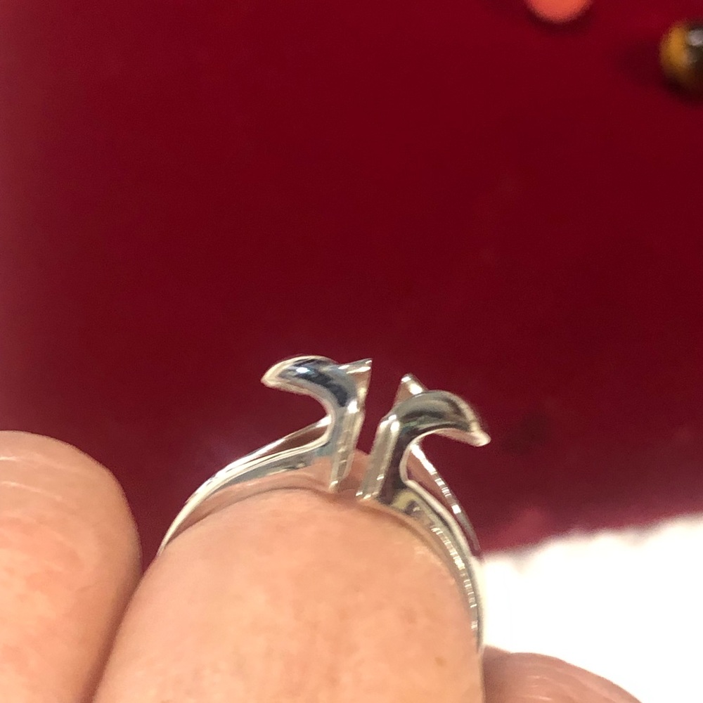 925 Sterling Silver Interchangeable Marble/Stone … - image 6